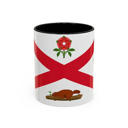 Flag of Montreal 1935 to 1939 Canada - Accent Coffee Mug 11oz Black - Go Mug Yourself