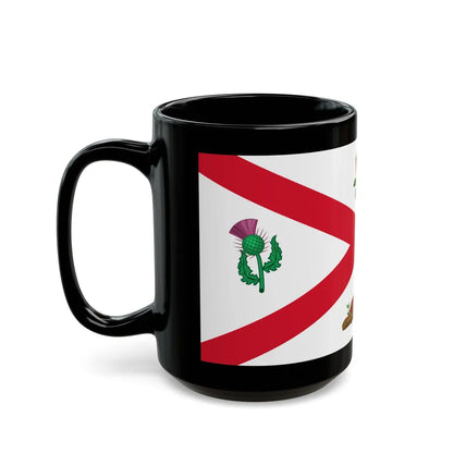 Flag of Montreal 1935 to 1939 Canada - Black Coffee Mug-Go Mug Yourself