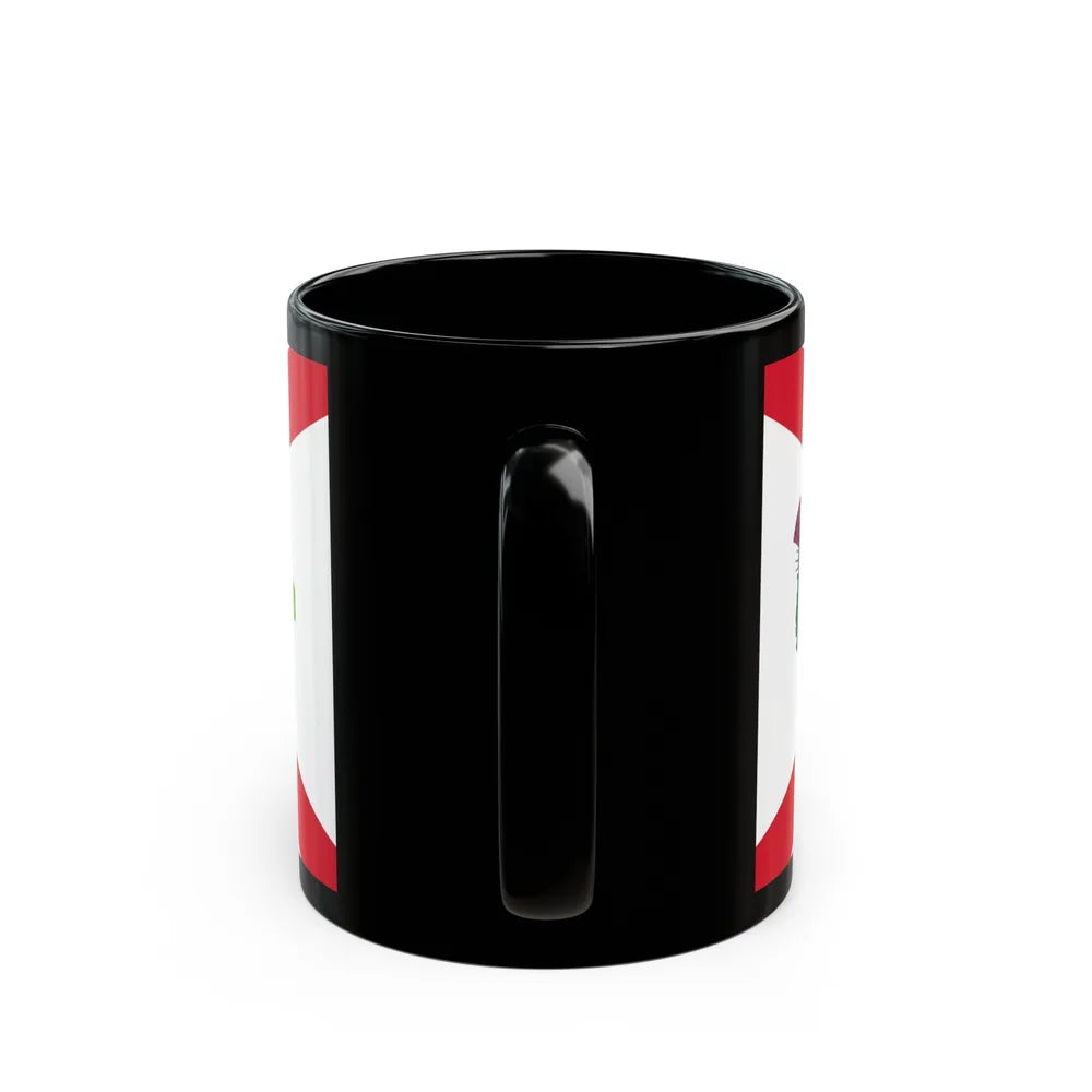 Flag of Montreal 1935 to 1939 Canada - Black Coffee Mug-Go Mug Yourself