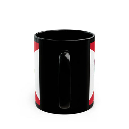 Flag of Montreal 1935 to 1939 Canada - Black Coffee Mug-Go Mug Yourself