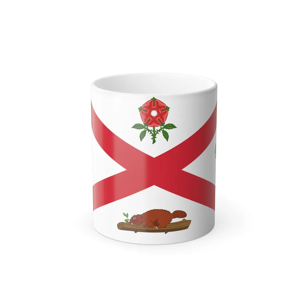 Flag of Montreal 1935 to 1939 Canada - Color Changing Coffee Mug-11oz-Go Mug Yourself