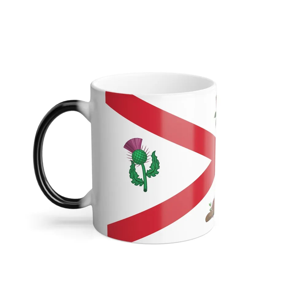 Flag of Montreal 1935 to 1939 Canada - Color Changing Coffee Mug-Go Mug Yourself