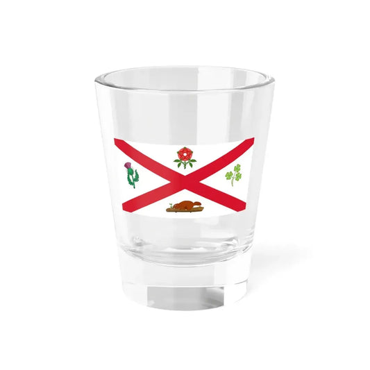 Flag of Montreal 1935 to 1939 Canada - Shot Glass 1.5oz 1.5oz - Go Mug Yourself