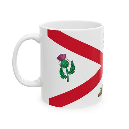 Flag of Montreal 1935 to 1939 Canada - White Coffee Mug-Go Mug Yourself