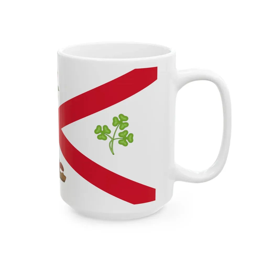 Flag of Montreal 1935 to 1939 Canada - White Coffee Mug - Go Mug Yourself