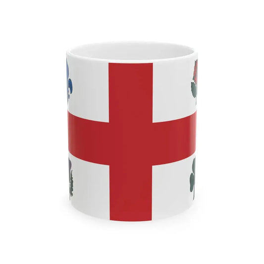 Flag of Montreal 1939-2017 (Canada) White Coffee Mug 11oz - Go Mug Yourself