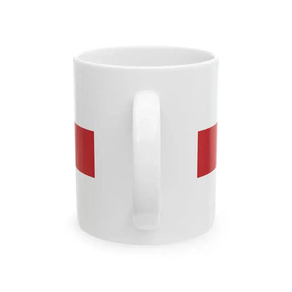 Flag of Montreal 1939-2017 (Canada) White Coffee Mug - Go Mug Yourself