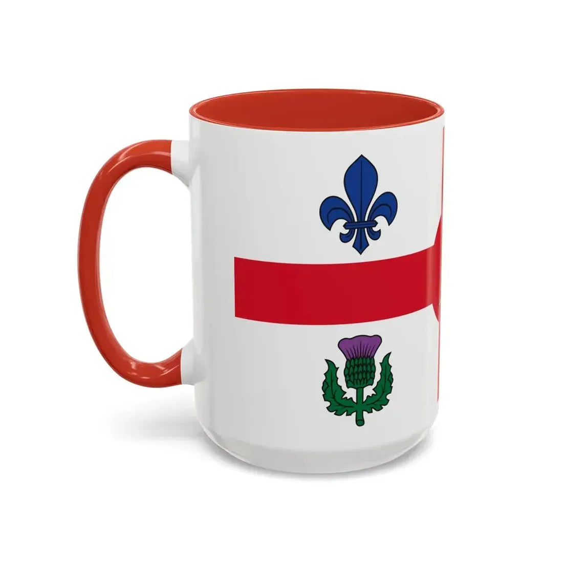 Flag of Montreal Canada - Accent Coffee Mug - Go Mug Yourself