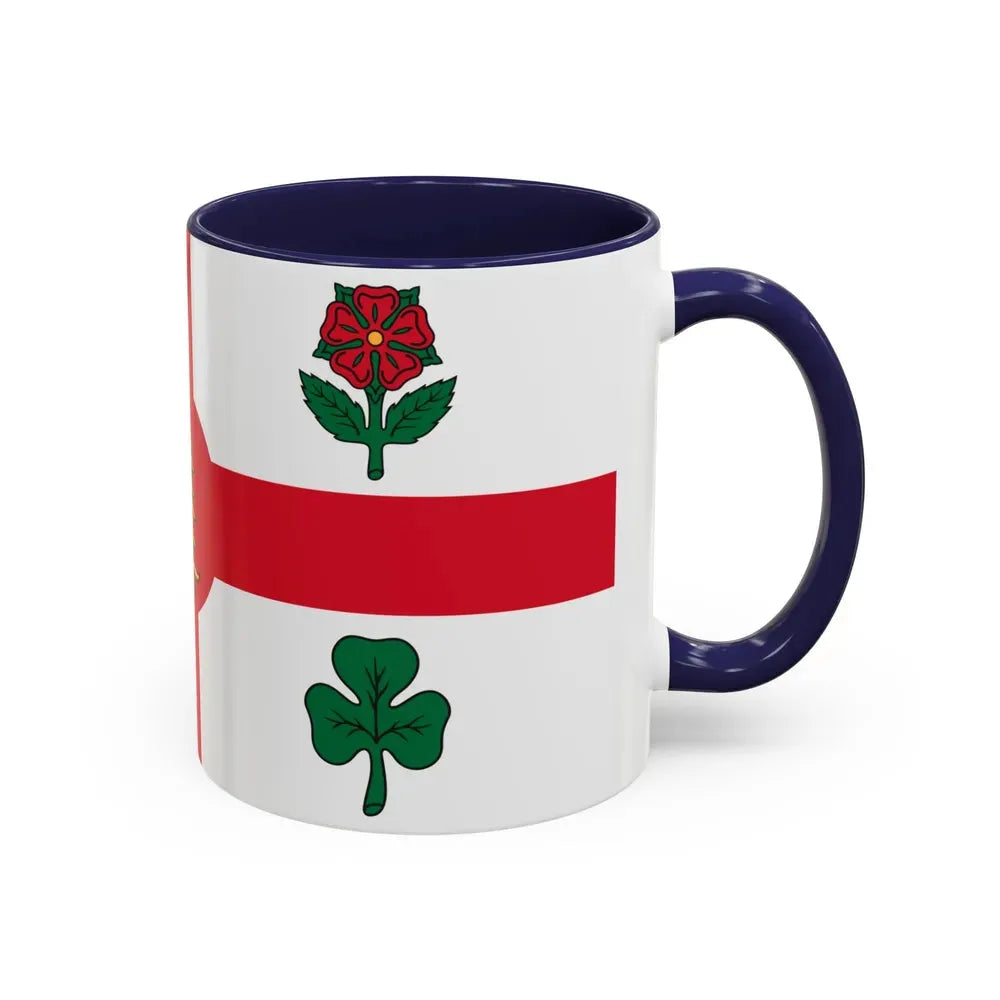 Flag of Montreal Canada - Accent Coffee Mug - Go Mug Yourself