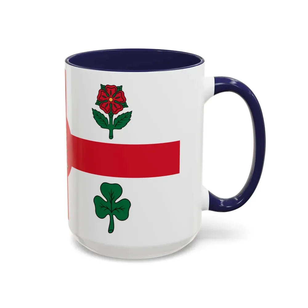 Flag of Montreal Canada - Accent Coffee Mug - Go Mug Yourself