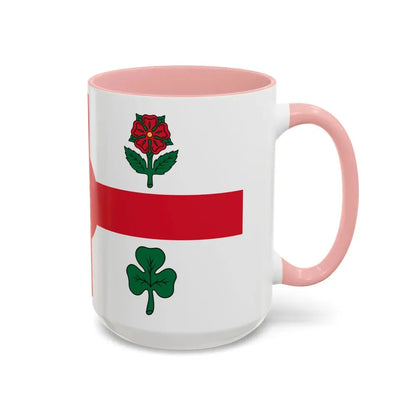Flag of Montreal Canada - Accent Coffee Mug - Go Mug Yourself