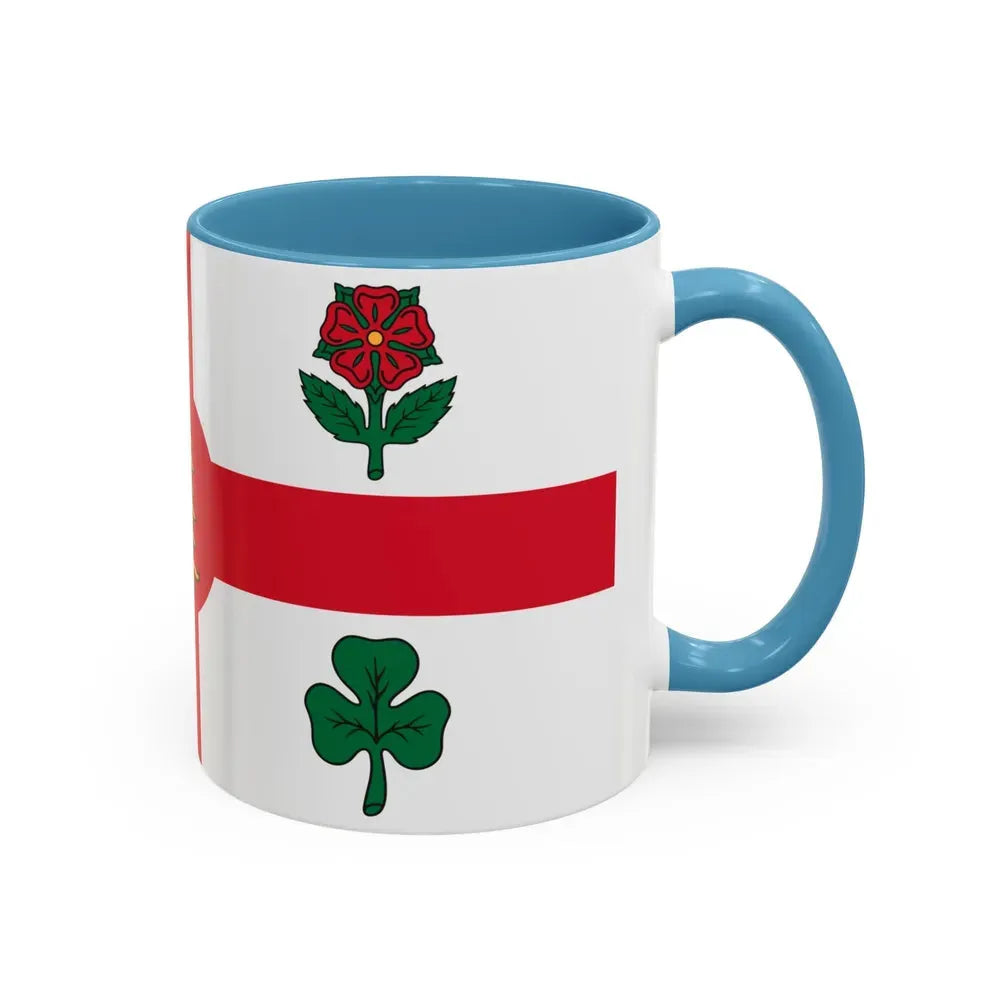 Flag of Montreal Canada - Accent Coffee Mug - Go Mug Yourself