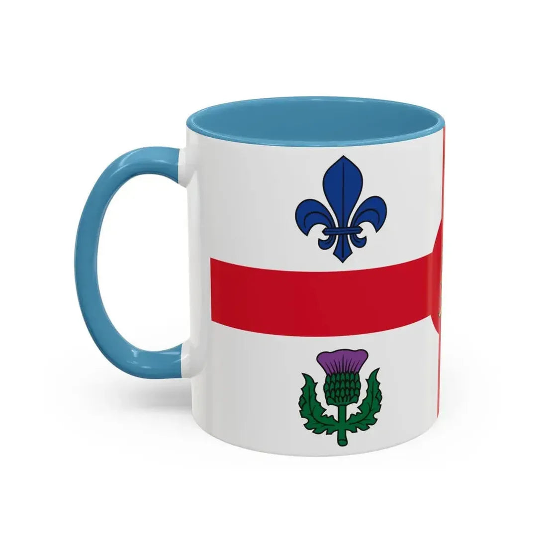 Flag of Montreal Canada - Accent Coffee Mug - Go Mug Yourself