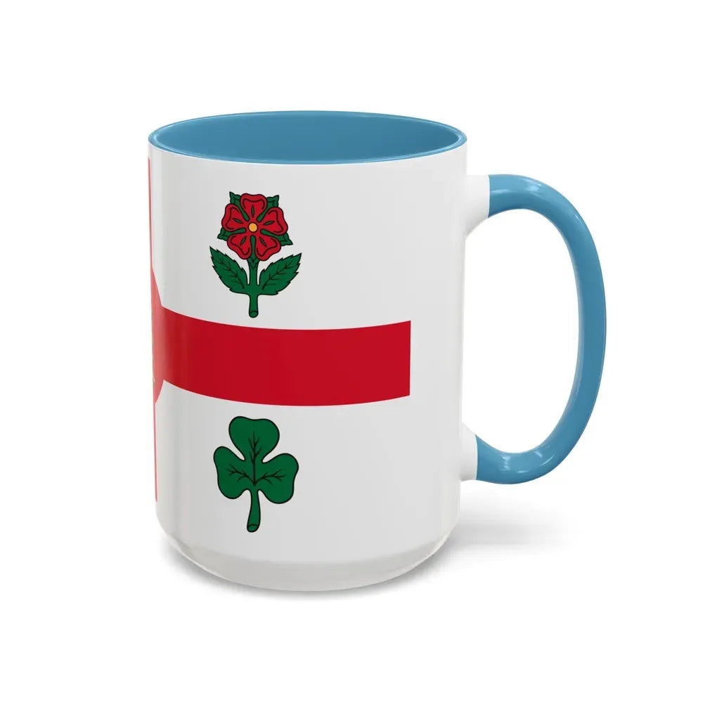 Flag of Montreal Canada - Accent Coffee Mug - Go Mug Yourself