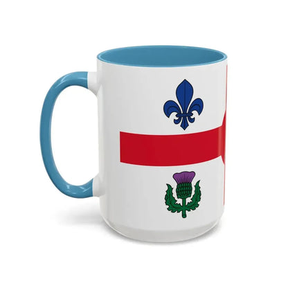 Flag of Montreal Canada - Accent Coffee Mug - Go Mug Yourself