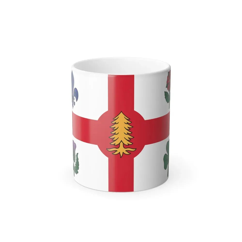 Flag of Montreal Canada - Color Changing Coffee Mug 11oz - Go Mug Yourself