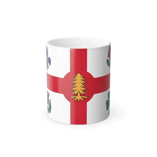 Flag of Montreal Canada - Color Changing Coffee Mug 11oz - Go Mug Yourself
