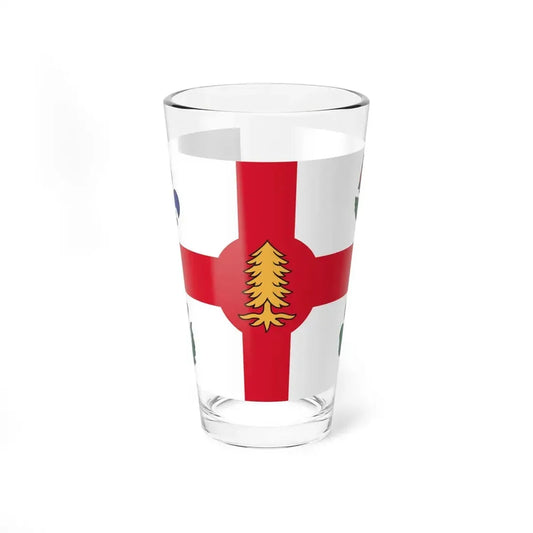 Flag of Montreal Canada - Pint Glass 16oz 16oz - Go Mug Yourself