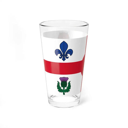 Flag of Montreal Canada - Pint Glass 16oz - Go Mug Yourself