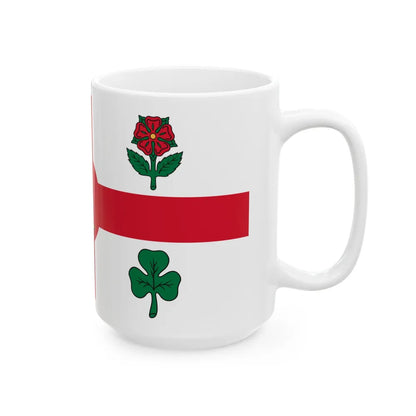 Flag of Montreal Canada - White Coffee Mug-Go Mug Yourself