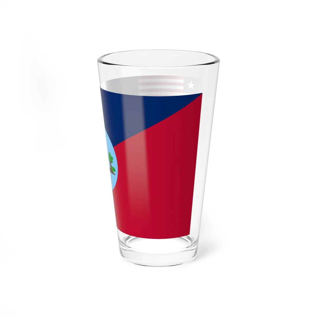 Flag of Montserrado County (Liberia) Pint Glass 16oz - Go Mug Yourself