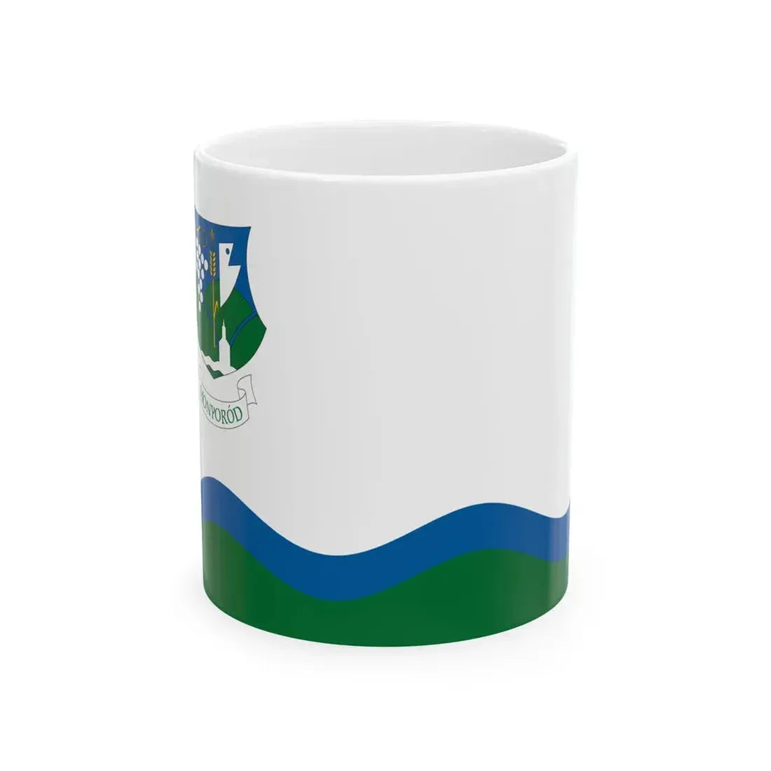 Flag of Monyorod (Hungary) White Coffee Mug 11oz - Go Mug Yourself