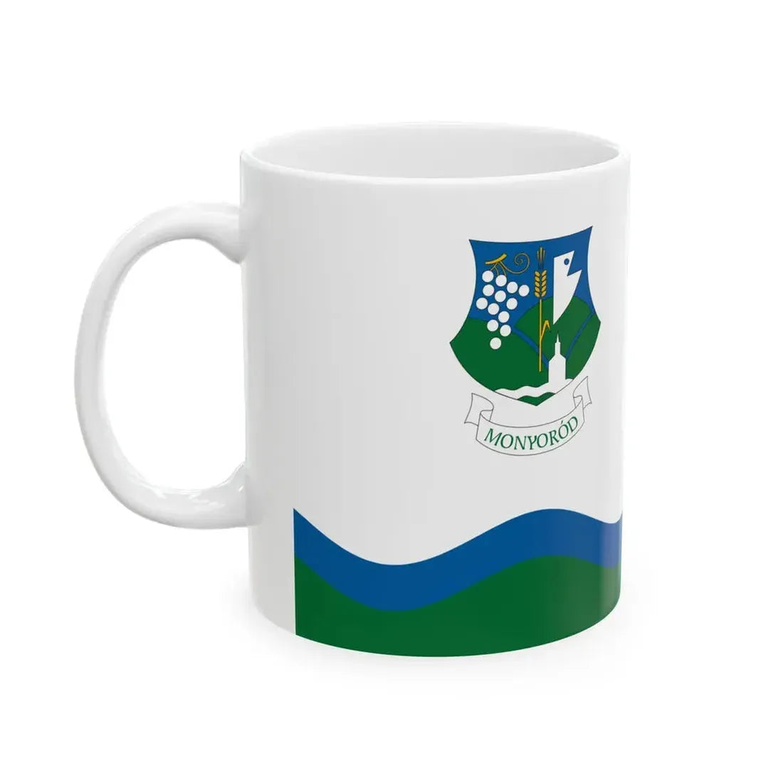Flag of Monyorod (Hungary) White Coffee Mug - Go Mug Yourself