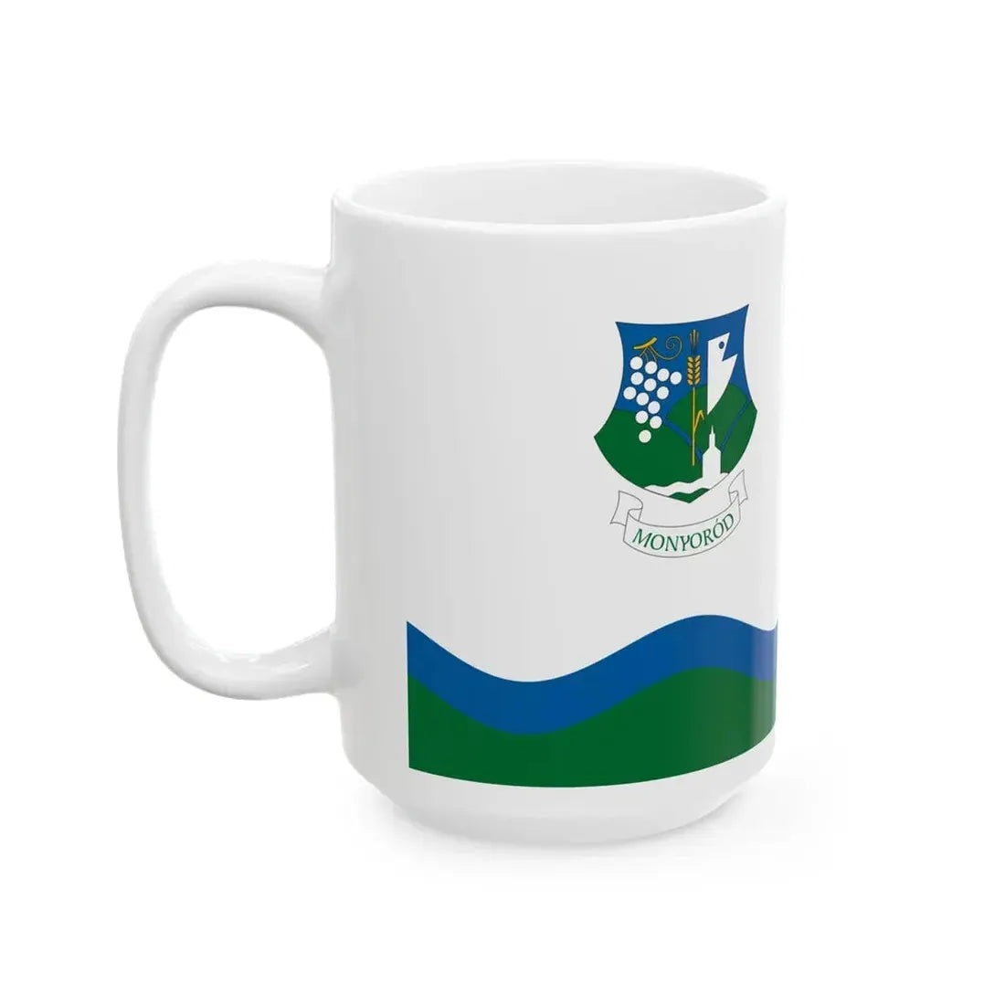 Flag of Monyorod (Hungary) White Coffee Mug - Go Mug Yourself