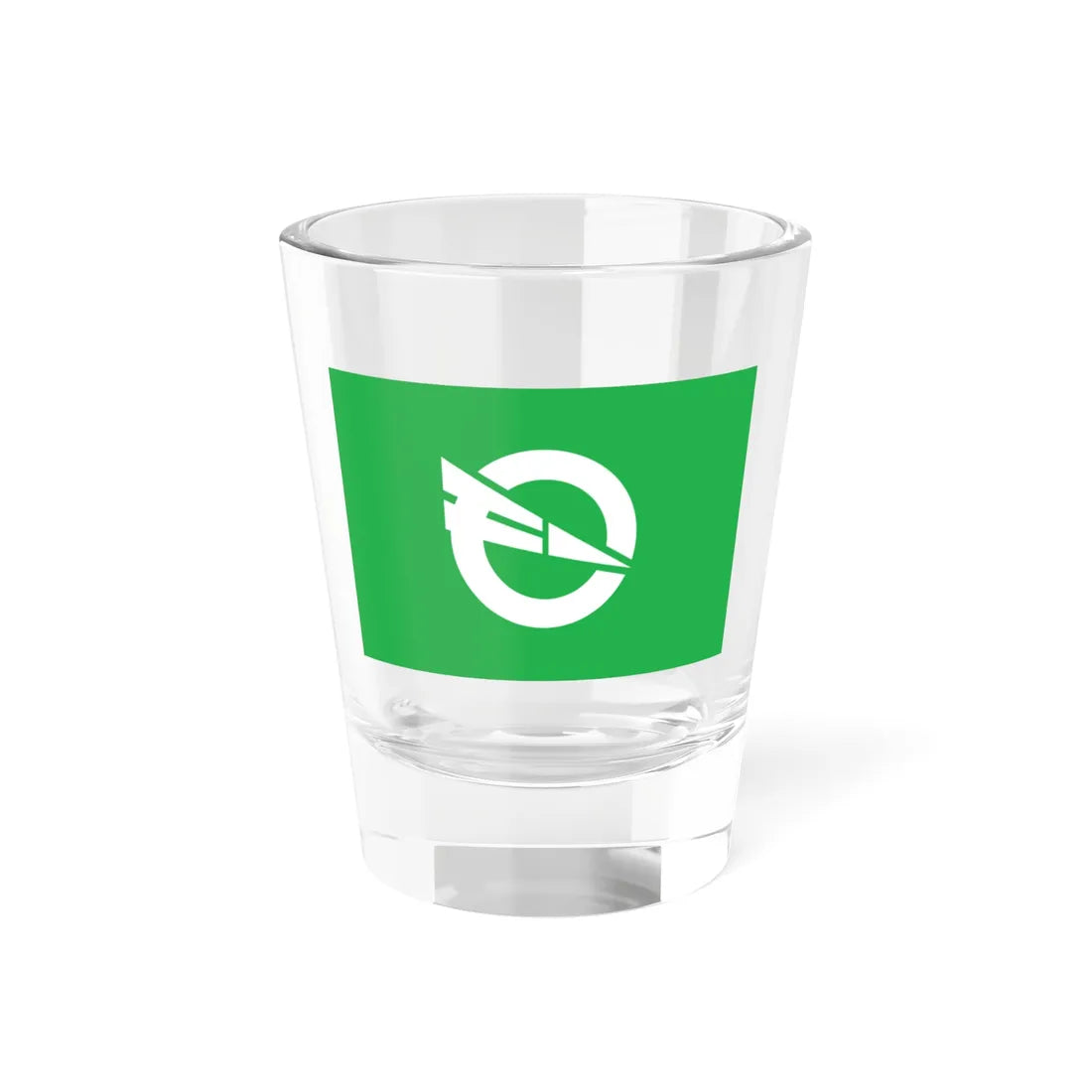 Flag of Monzen Ishikawa 1963-2006 (Japan) Shot Glass 1.5oz 1.5oz - Go Mug Yourself