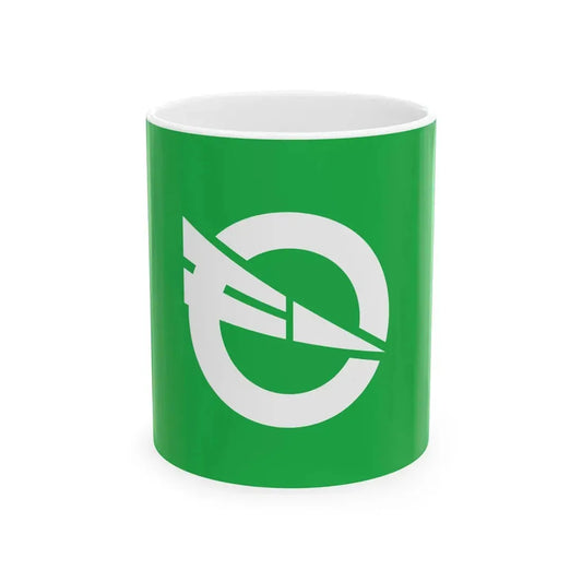 Flag of Monzen Ishikawa 1963-2006 (Japan) White Coffee Mug 11oz - Go Mug Yourself