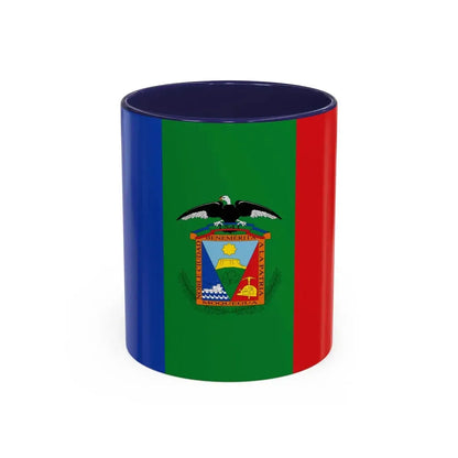 Flag of Moquegua capital of the Moquegua Region Peru - Accent Coffee Mug 11oz Navy - Go Mug Yourself