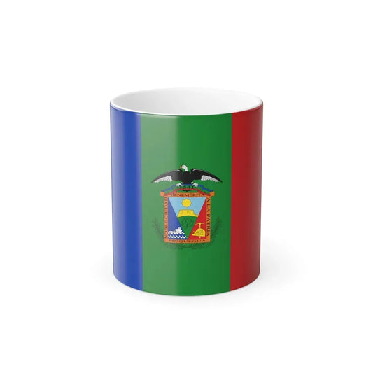 Flag of Moquegua capital of the Moquegua Region Peru - Color Changing Coffee Mug 11oz - Go Mug Yourself
