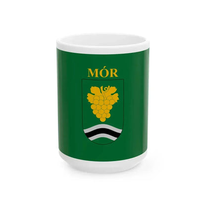 Flag of Mor (Hungary) White Coffee Mug 15oz - Go Mug Yourself