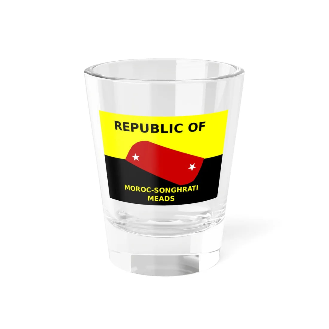 Flag of Morac-Songhrati-Meads Shot Glass 1.5oz 1.5oz - Go Mug Yourself