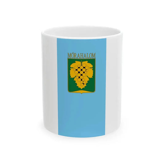 Flag of Morahalom 1991-2013 (Hungary) White Coffee Mug 11oz - Go Mug Yourself