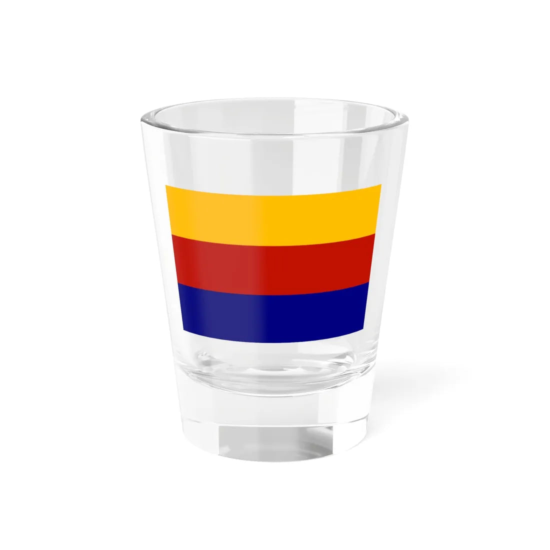 Flag of Moravia tricolour (Czech Republic) Shot Glass 1.5oz 1.5oz - Go Mug Yourself