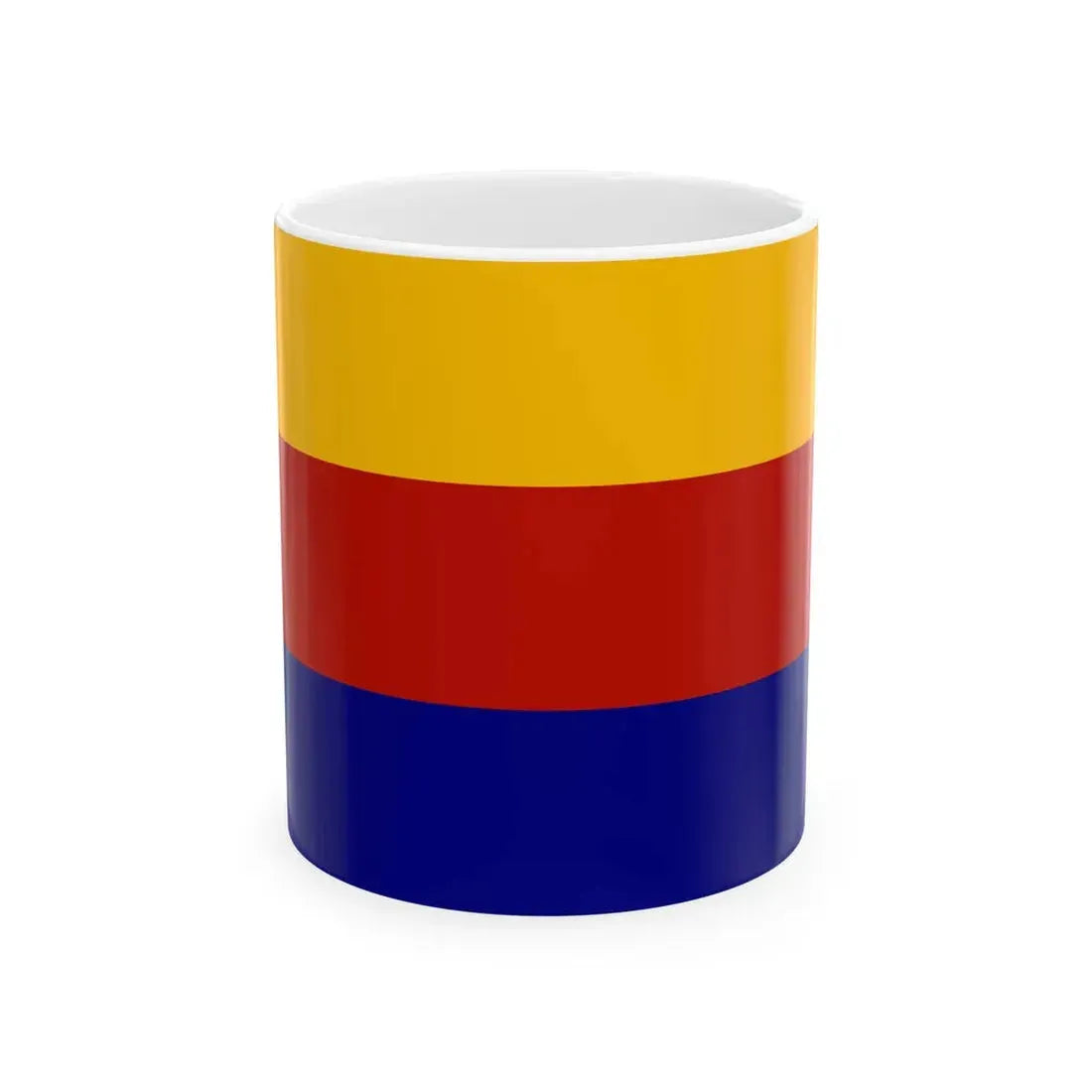 Flag of Moravia tricolour (Czech Republic) White Coffee Mug 11oz - Go Mug Yourself