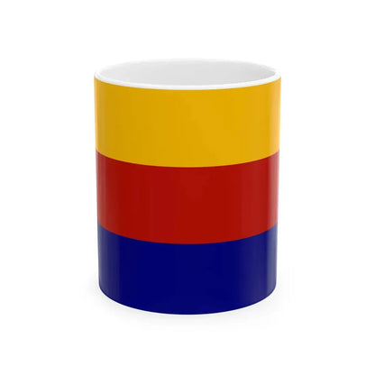 Flag of Moravia tricolour (Czech Republic) White Coffee Mug 11oz - Go Mug Yourself