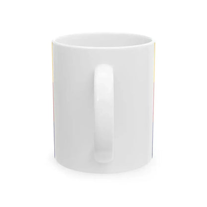 Flag of Moravia tricolour (Czech Republic) White Coffee Mug - Go Mug Yourself