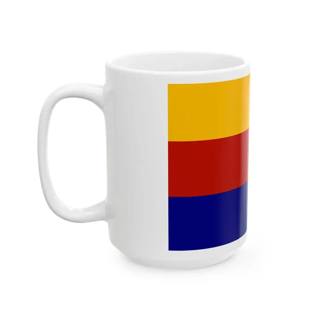 Flag of Moravia tricolour (Czech Republic) White Coffee Mug - Go Mug Yourself