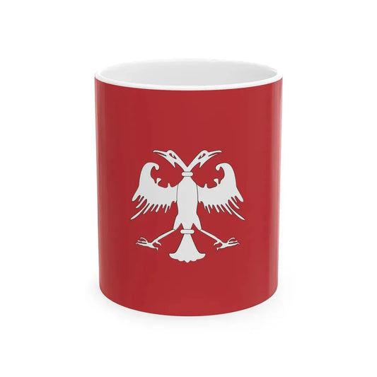 Flag of Moravian Serbia (Serbia) White Coffee Mug 11oz - Go Mug Yourself
