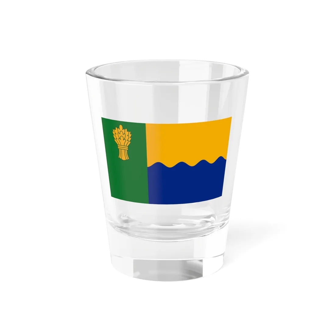 Flag of Morayshire (Scotland) Shot Glass 1.5oz 1.5oz - Go Mug Yourself