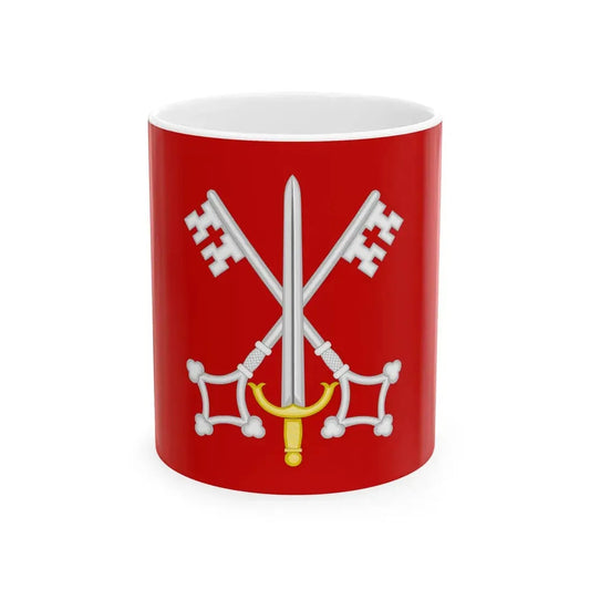 Flag of Morbegno (Italy) White Coffee Mug 11oz - Go Mug Yourself