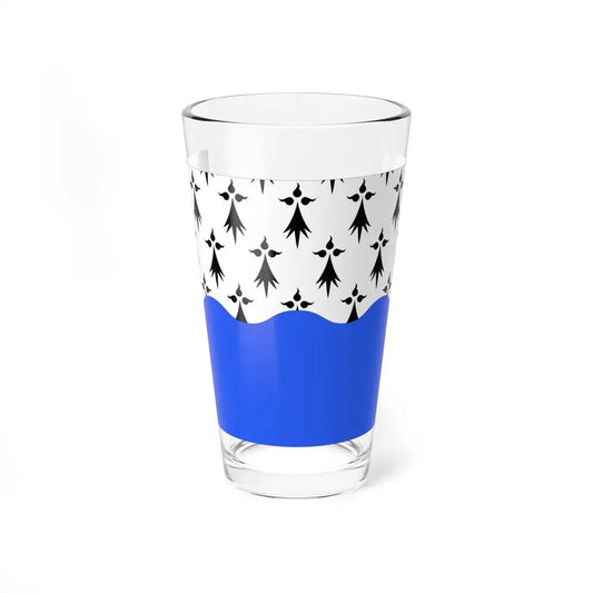 Flag of Morbihan France 2 - Pint Glass 16oz 16oz - Go Mug Yourself