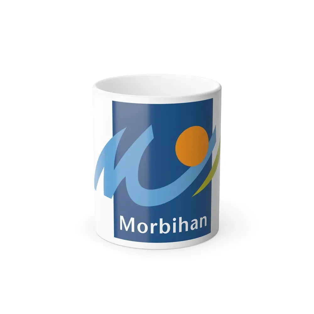 Flag of Morbihan France - Color Changing Coffee Mug 11oz - Go Mug Yourself