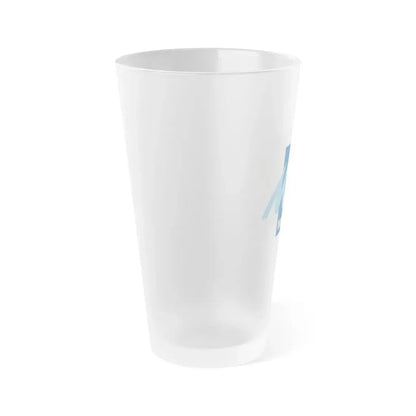 Flag of Morbihan France - Frosted Pint Glass 16oz - Go Mug Yourself