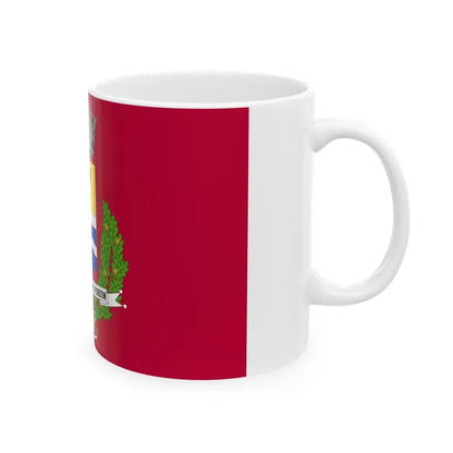 Flag of Morciano di Romagna (Italy) White Coffee Mug - Go Mug Yourself