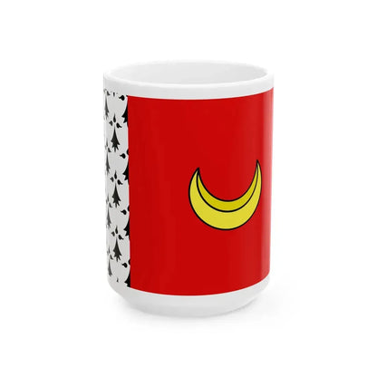 Flag of Mordelles (Belgium) White Coffee Mug 15oz - Go Mug Yourself