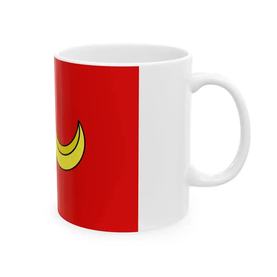Flag of Mordelles (Belgium) White Coffee Mug - Go Mug Yourself