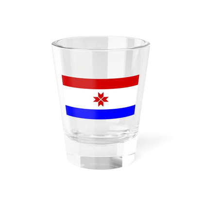 Flag of Mordovia 1995-2008 (Russia) Shot Glass 1.5oz 1.5oz - Go Mug Yourself